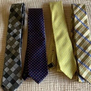 Tommy Hilfiger Men's Tie Collection - Black, Blue, Yellow, Tan